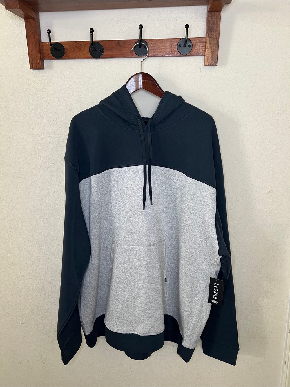 Legend Hoodie Colorblock Size 3X Men's Athleisure Gym Classic Fit